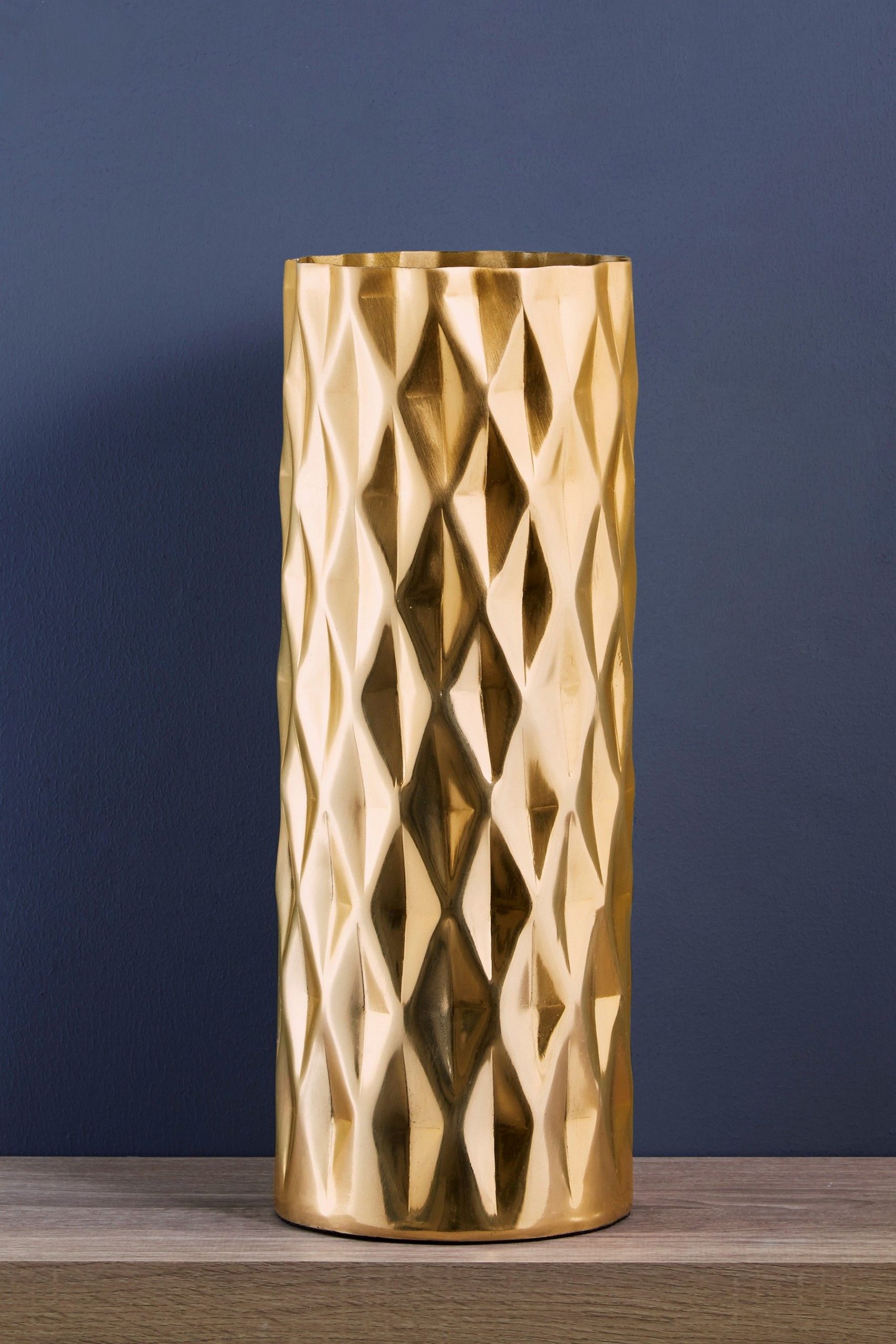 Next Pleated Metal Vase Gold Metal Vase Glass Flower pertaining to measurements 1800 X 2700