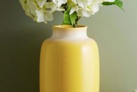 Ochre Reactive Ceramic Vase Glass Flower Vases Yellow with size 2359 X 3543