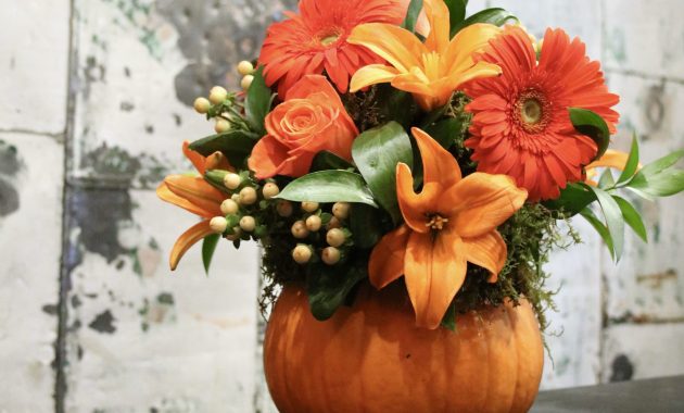 Our Fall Obsession Pumpkin Vase Arrangements Alices Table within measurements 3937 X 3101