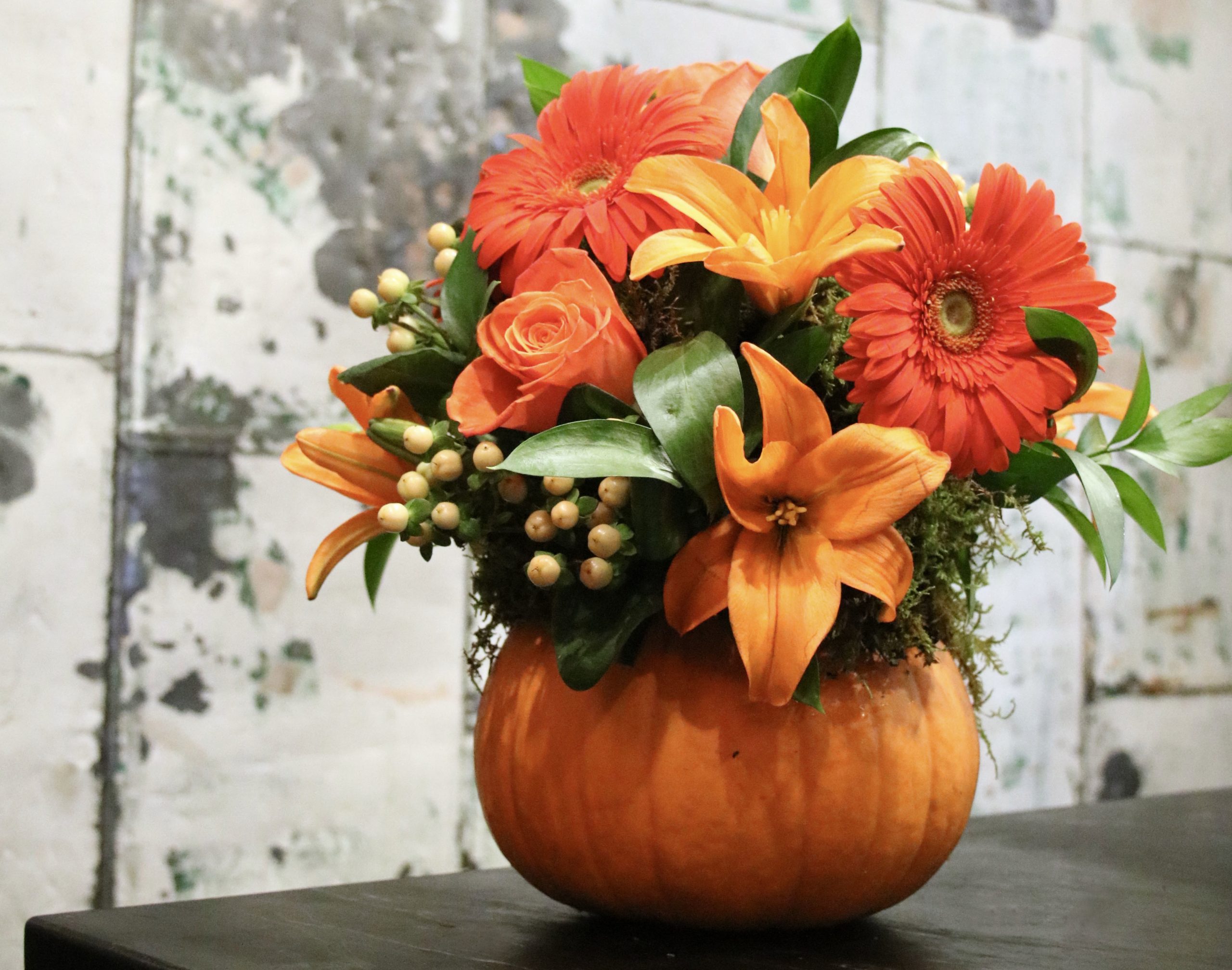 Our Fall Obsession Pumpkin Vase Arrangements Alices Table within measurements 3937 X 3101