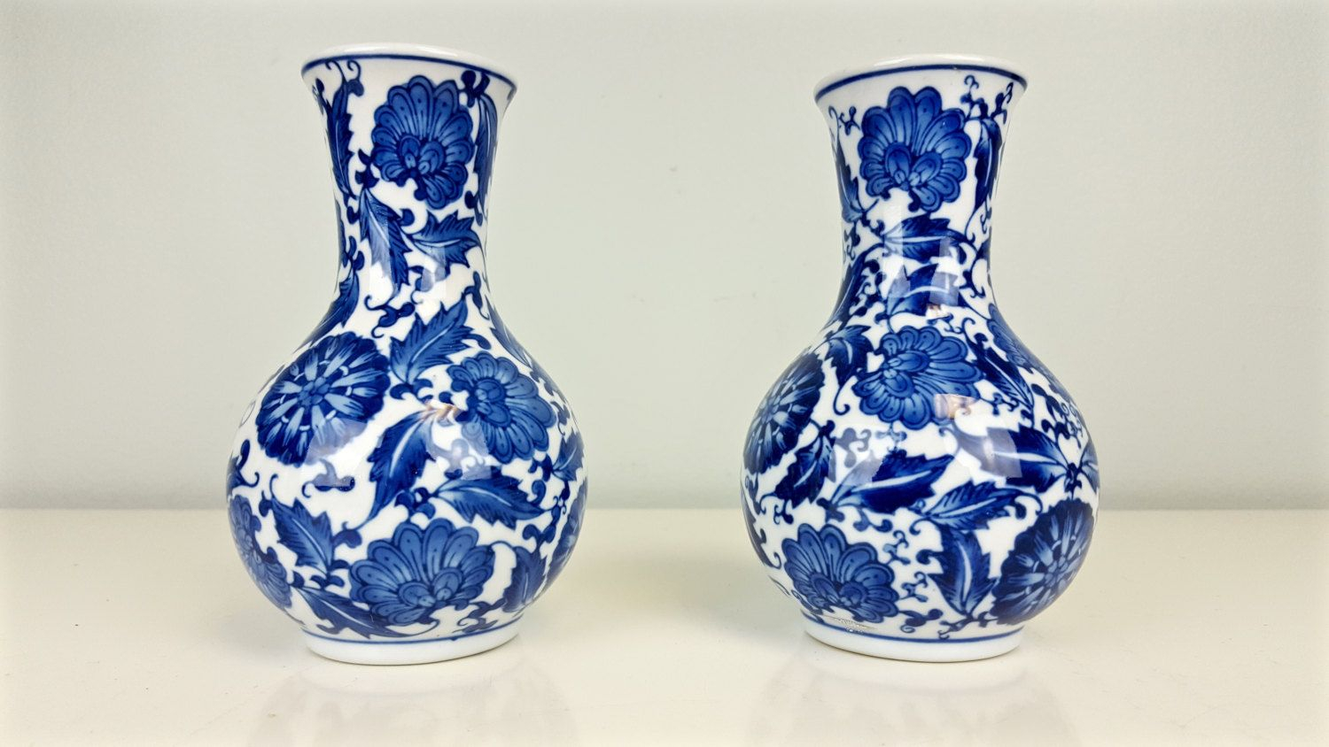 Pair Cobalt White Floral Chinese Vases Cobalt Blue And intended for sizing 1500 X 844