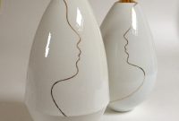 Pair Of Bud Vases Visages regarding dimensions 2238 X 2238