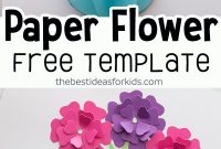 Paper Flower Craft Flower Templates Printable Free Paper with measurements 600 X 1365