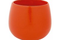 Peat Orange Ceramic Plant Pot 12x115cm with dimensions 1200 X 925