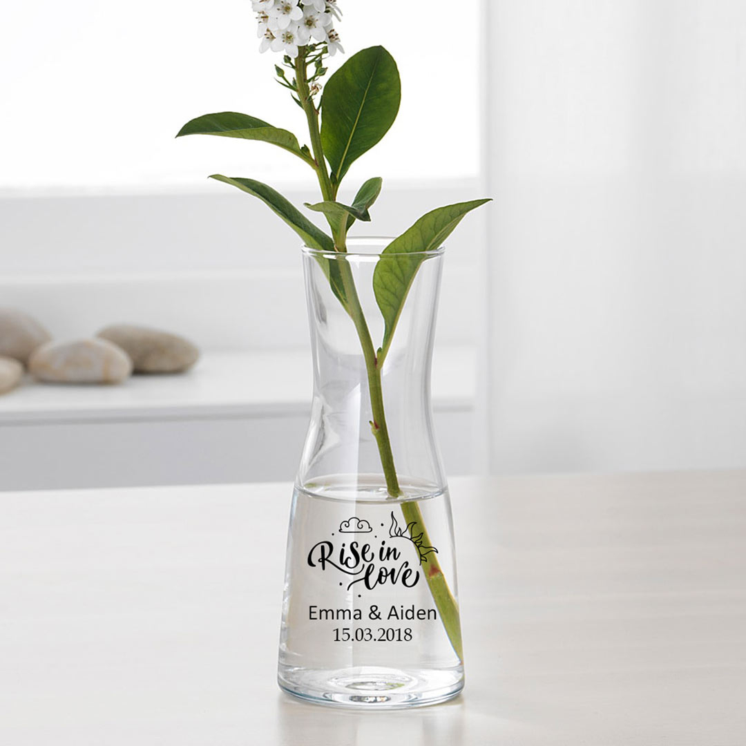 Personalized Glass Flower Vase Gift in size 1080 X 1080