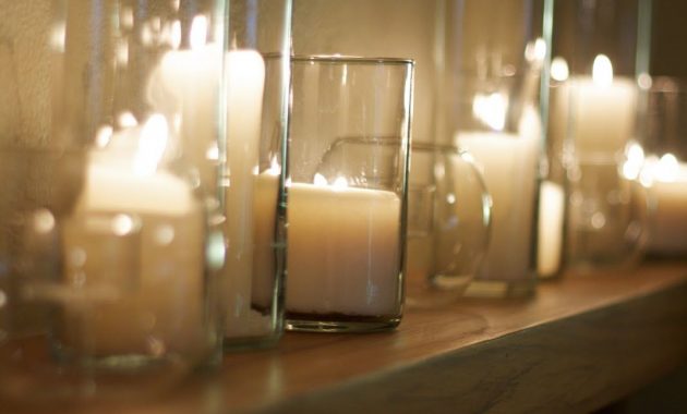 Pillar Candles In Cylinder Vases And Varied Sizes Of Mercury within measurements 1067 X 1600