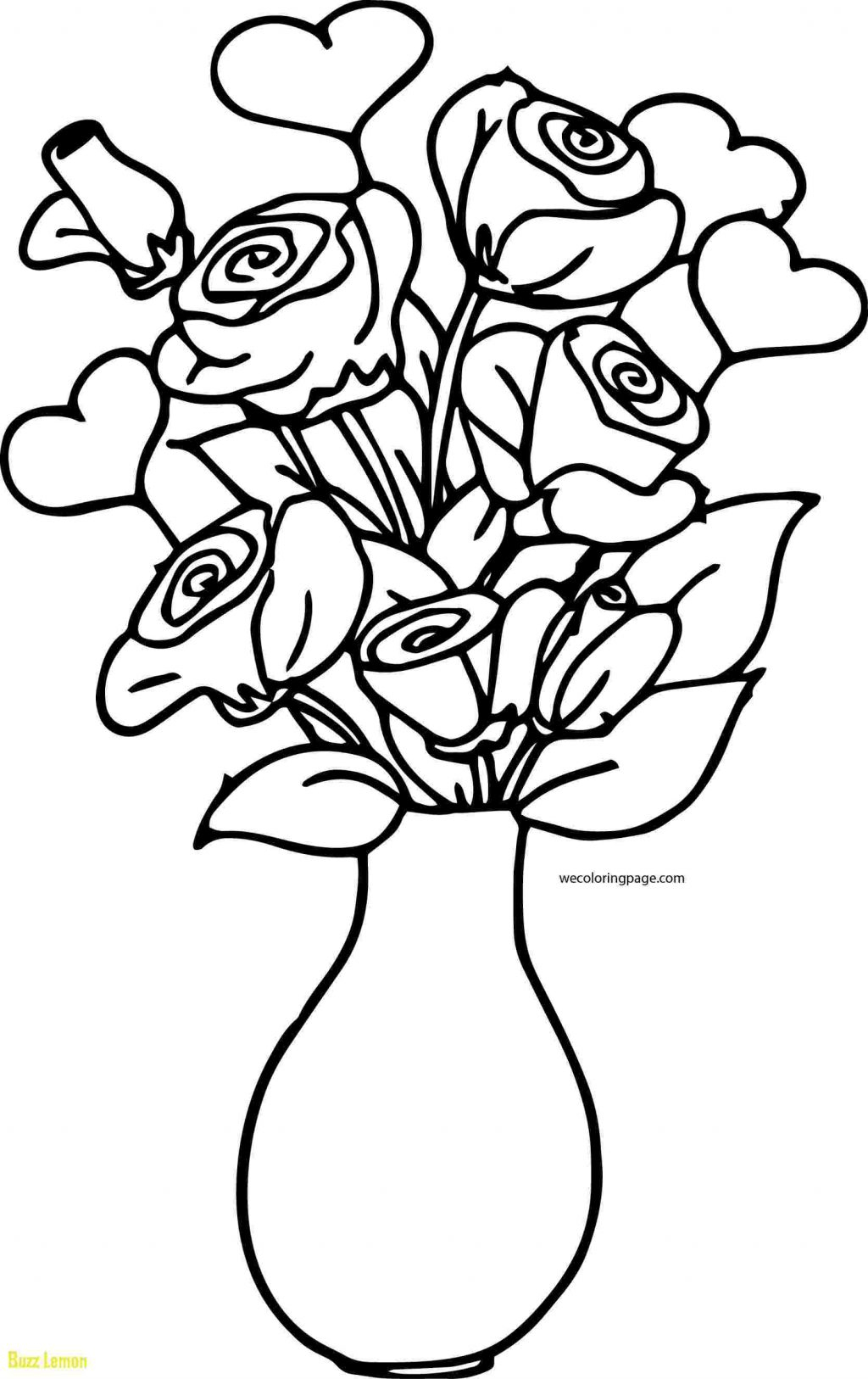 Plant Coloring Page Flower Vases Coloring Page Free inside sizing 1024 X 1626