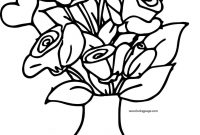 Plant Coloring Page Flower Vases Coloring Page Free regarding dimensions 1668 X 2648