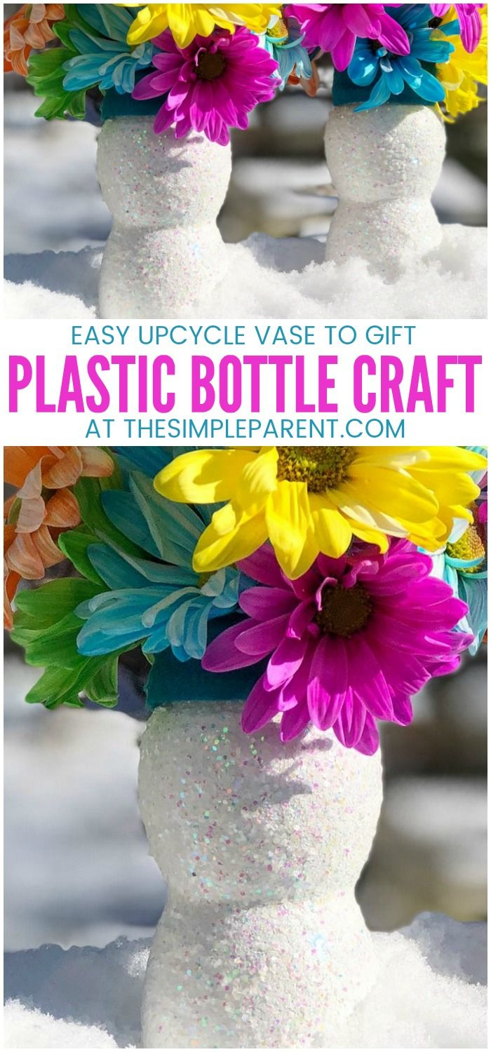 Plastic Bottle Flower Vase Diy Plastic Bottle Crafts For throughout sizing 700 X 1500