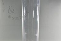 Plastic Cylinder Vase Clear 6quot X 165quot regarding measurements 1000 X 1000