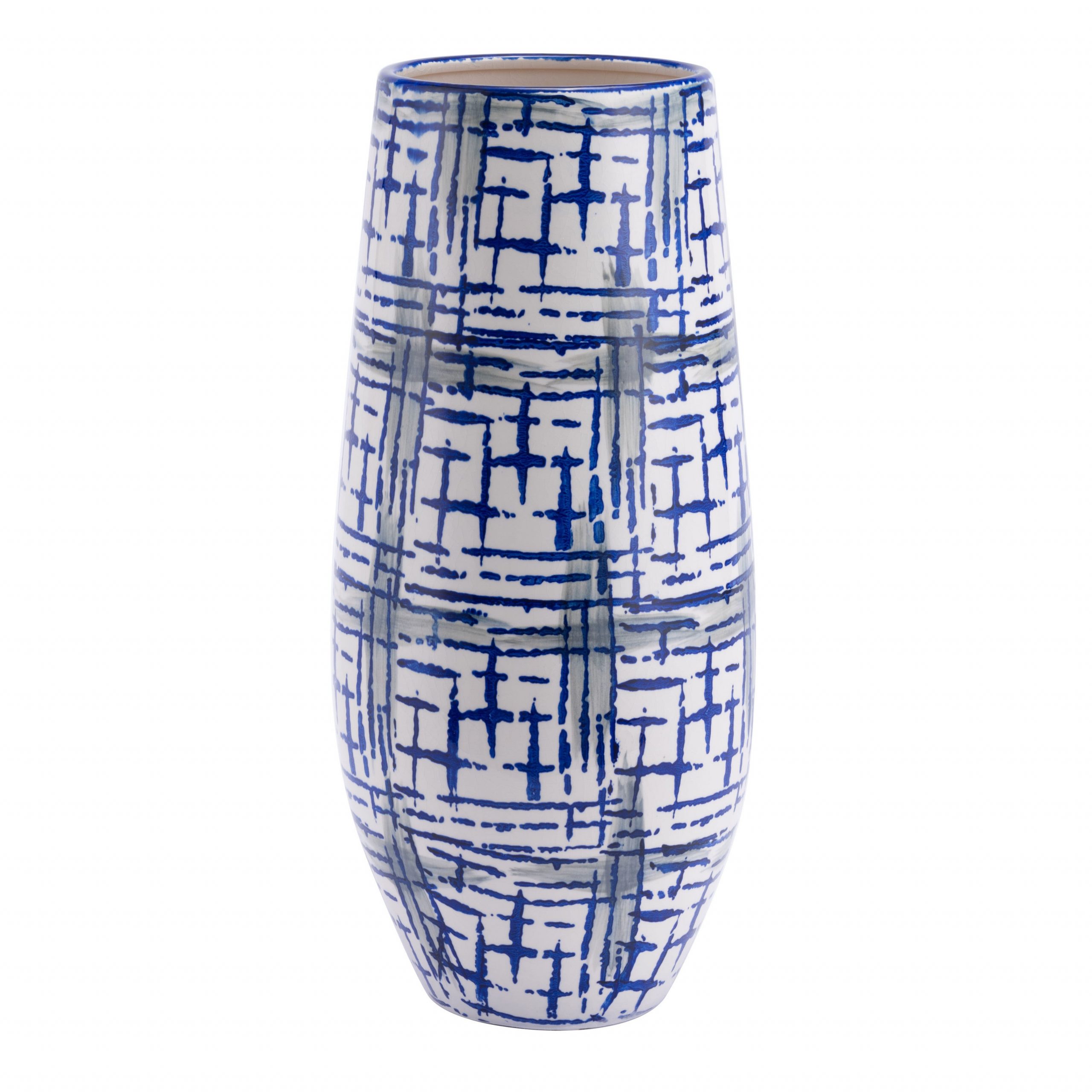 Porch Den Large Blue And White Vase regarding proportions 3500 X 3500