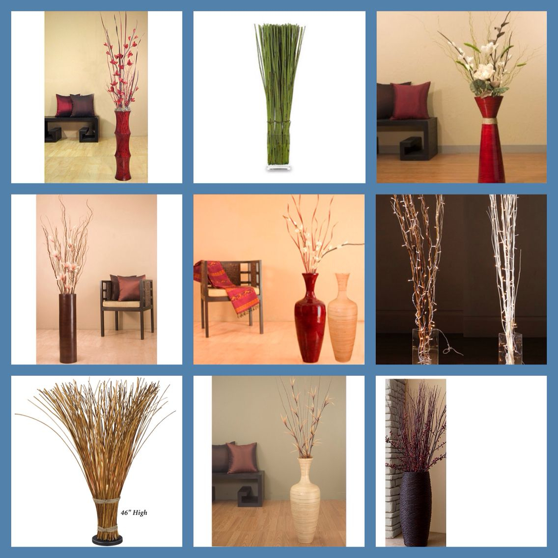 Reeds Tall Flowers To Put In The Floor Vase Floor Vase intended for measurements 1136 X 1136