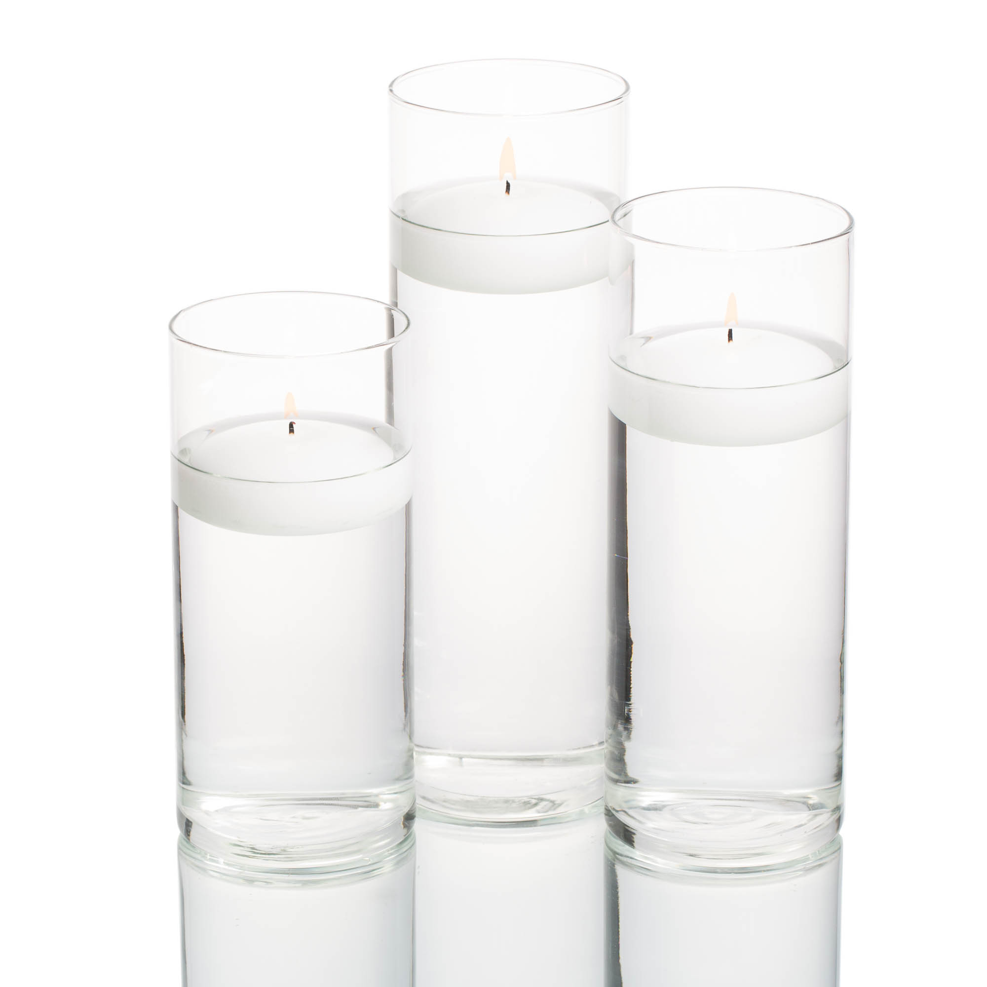 Richland Floating Candles Eastland Cylinder Holders Set Of 3 intended for measurements 2000 X 2000