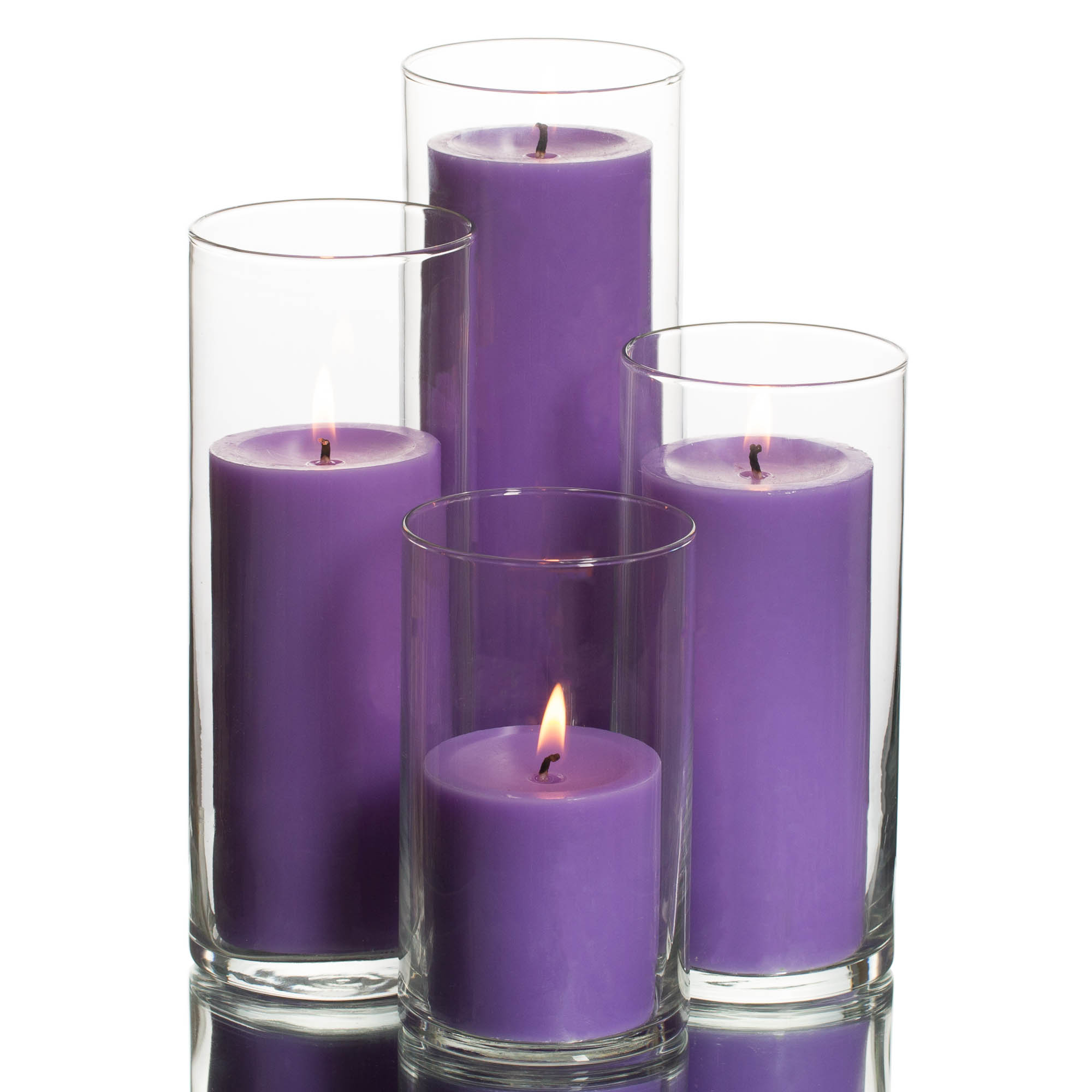 Richland Pillar Candles Eastland Cylinder Holders Set Of 48 regarding dimensions 2000 X 2000