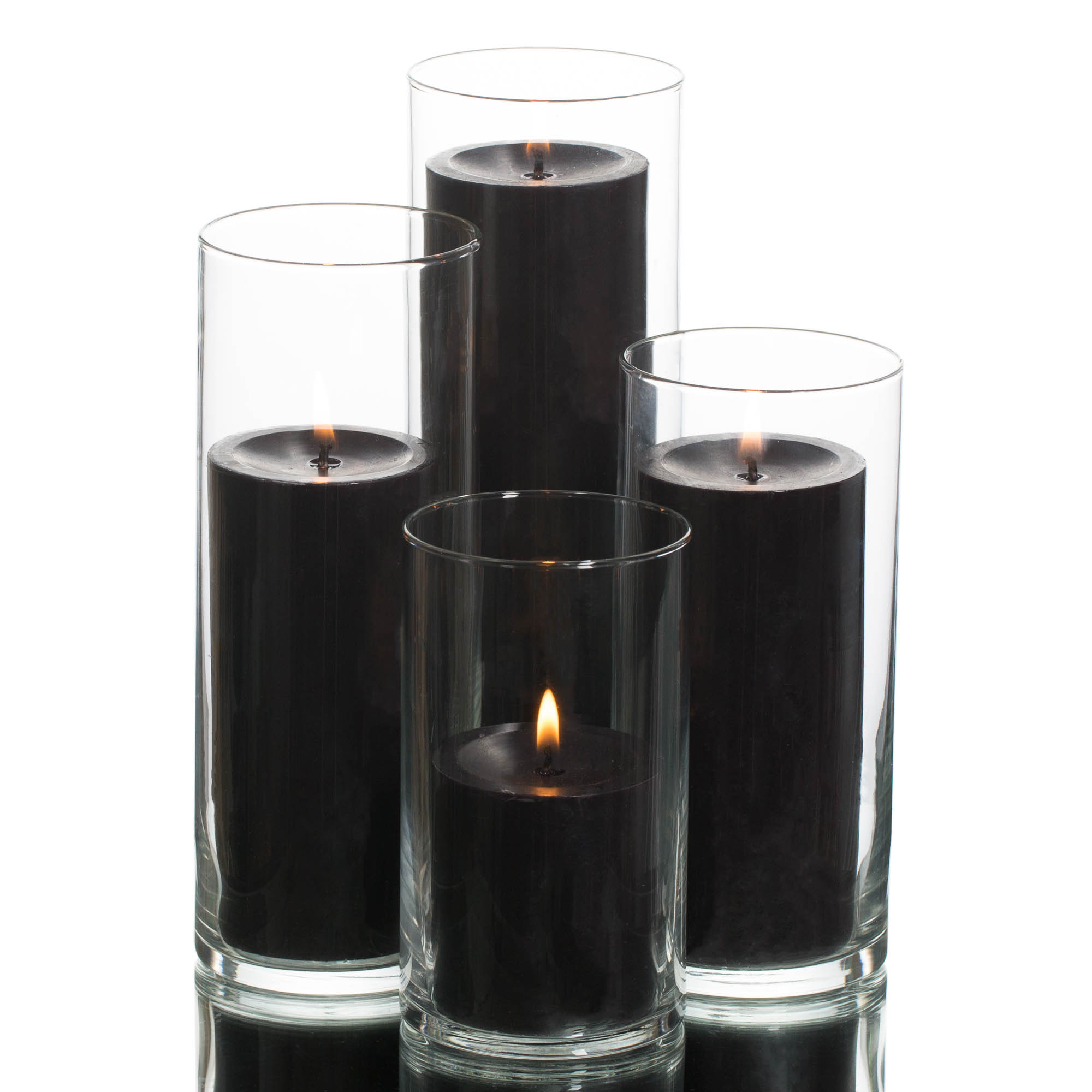 Richland Pillar Candles Eastland Cylinder Holders Set Of 48 regarding proportions 2000 X 2000