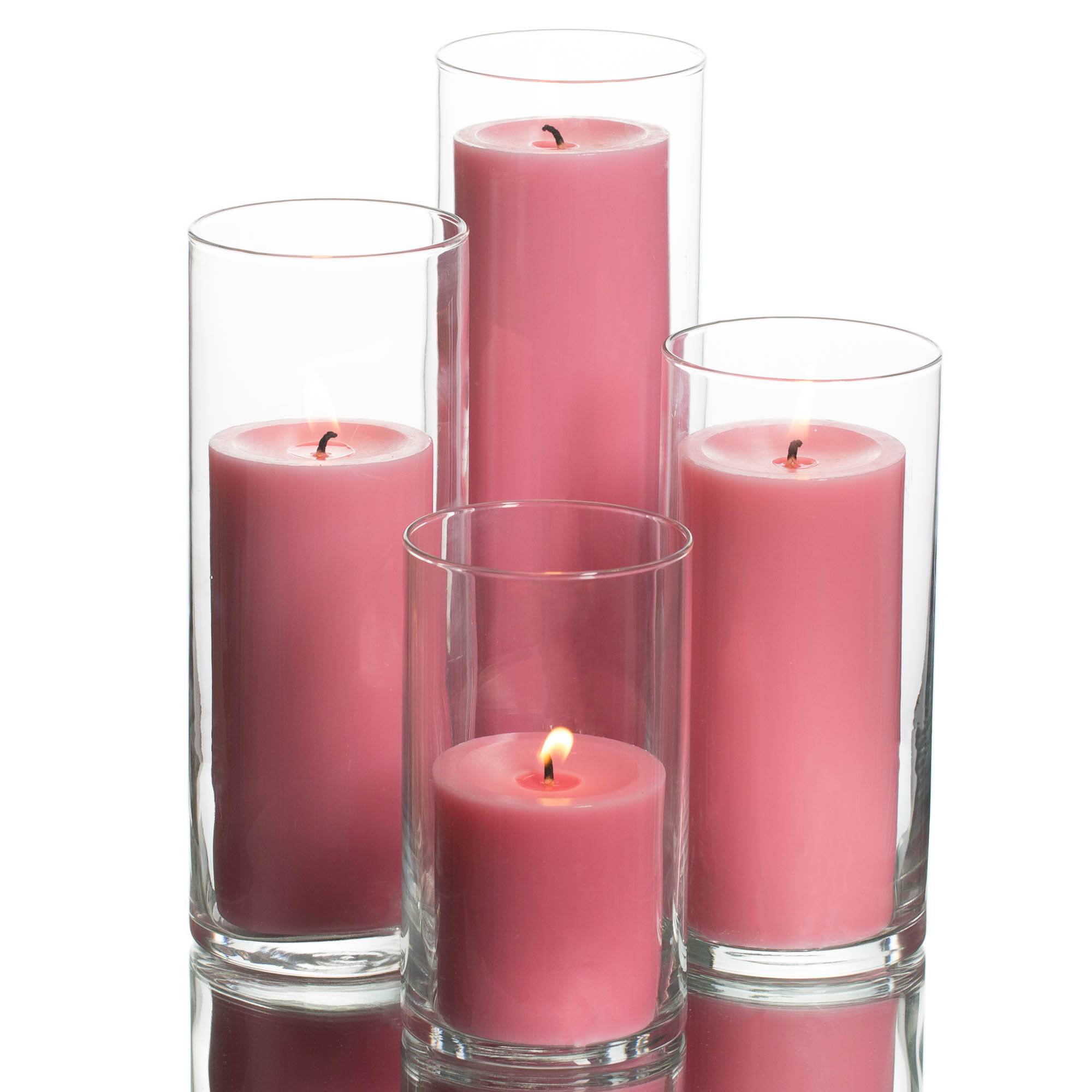 Richland Pillar Candles Eastland Cylinder Holders Set Of 48 regarding sizing 2000 X 2000