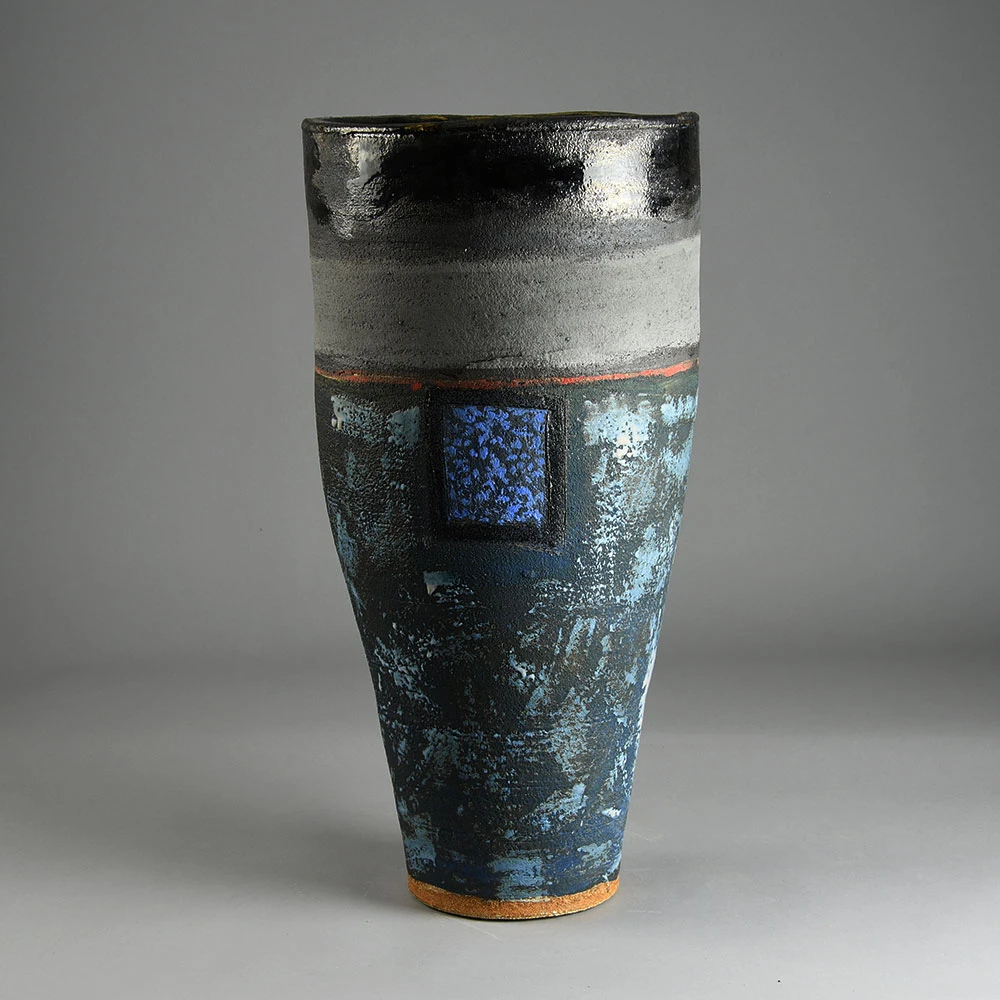 Robin Welch Uk Very Large Unique Stoneware Vase With Blue within sizing 1000 X 1000