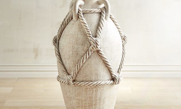 Rope Terracotta Floor Vase White Vases Decor Terracotta for dimensions 1500 X 1500