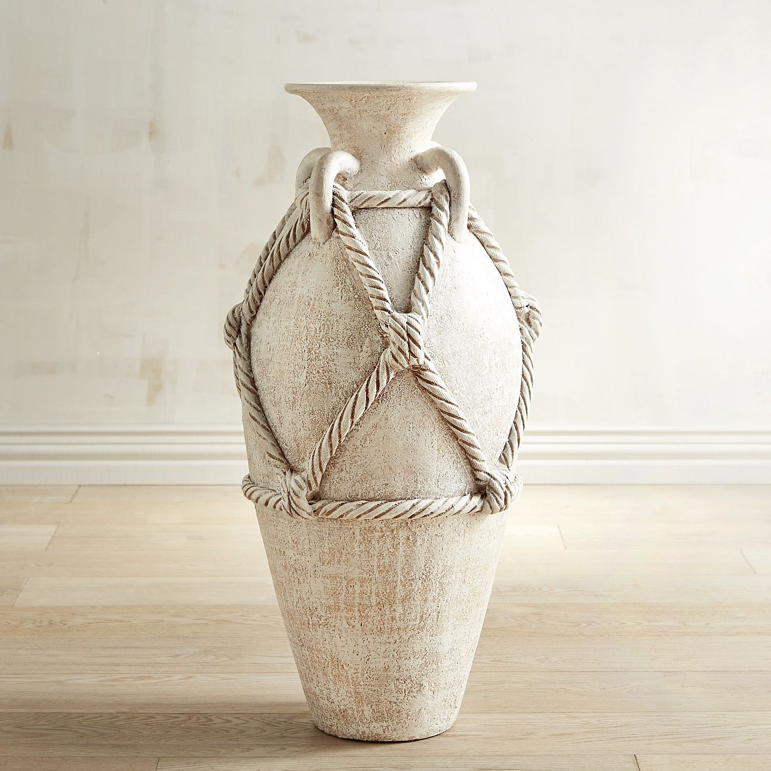 Rope Terracotta Floor Vase White Vases Decor Terracotta for dimensions 1500 X 1500