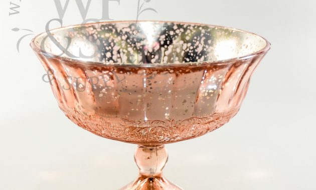 Rose Gold Glass Pedestal Vase within measurements 2517 X 2517