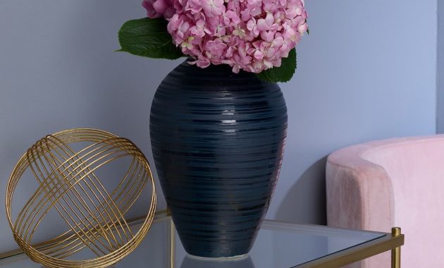 Scott Living Luxe 12 In Navy Ceramic Urn Vase In 2020 Urn throughout measurements 1024 X 1024