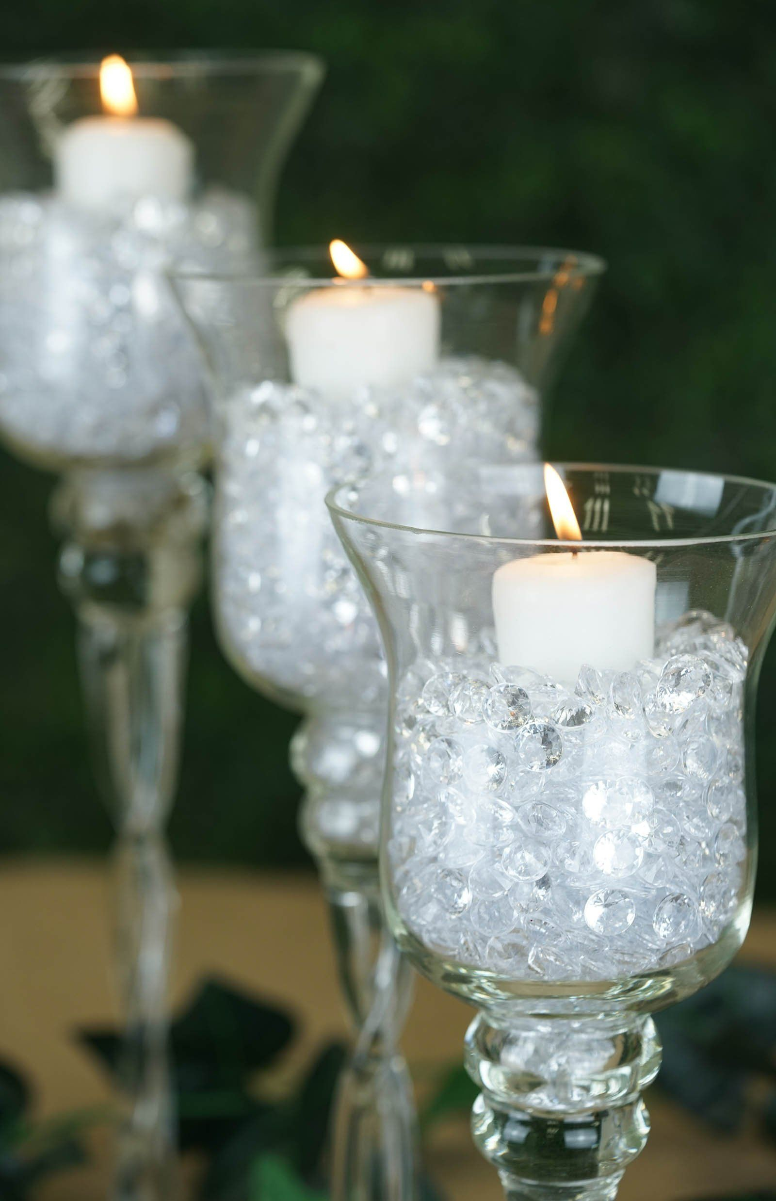 Set Of 3 Hurricane Long Stem Glass Vase Candle Holder Set within sizing 1600 X 2476