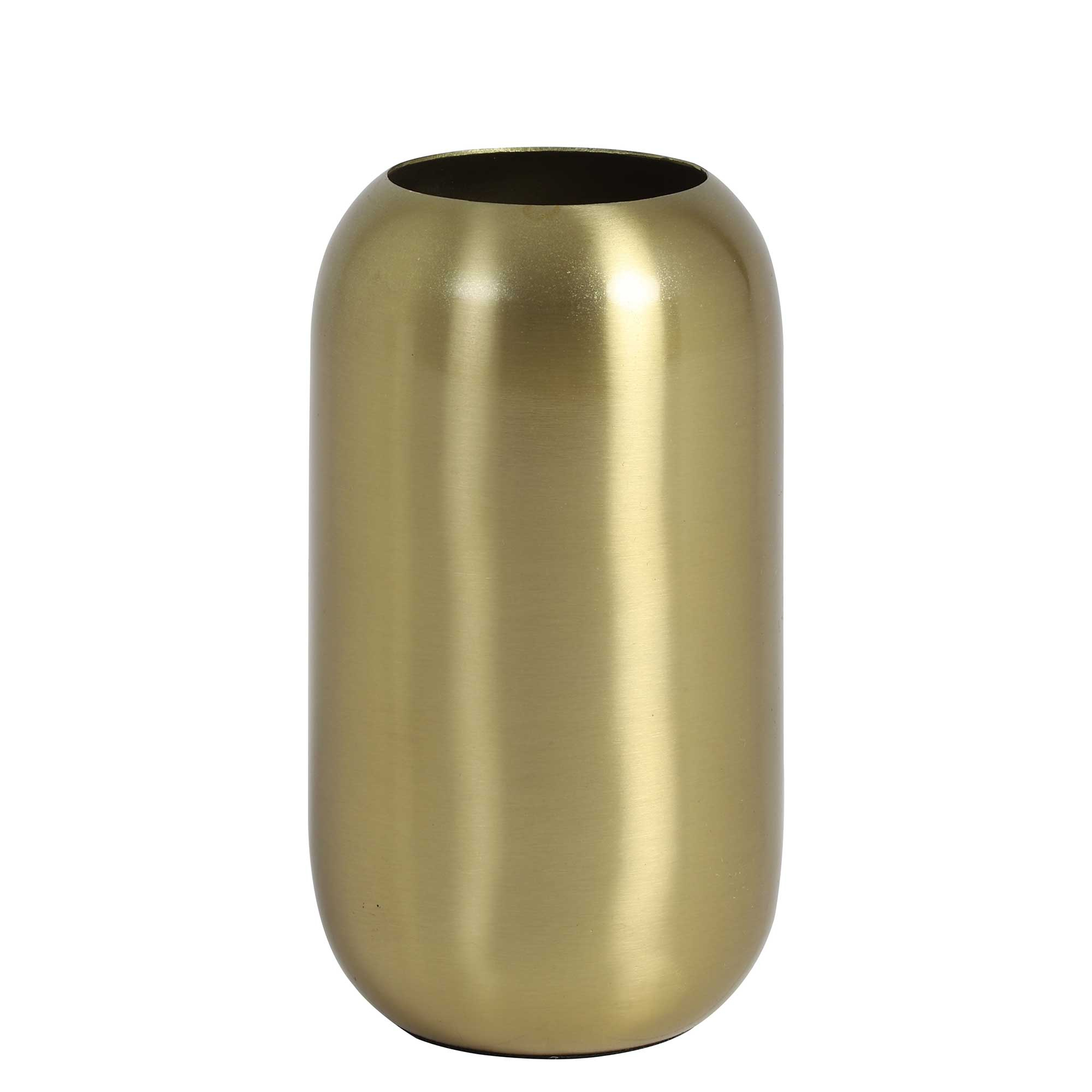 Shiny Metal Vase Brushed Brass Vases Barker Stonehouse intended for sizing 2000 X 2000