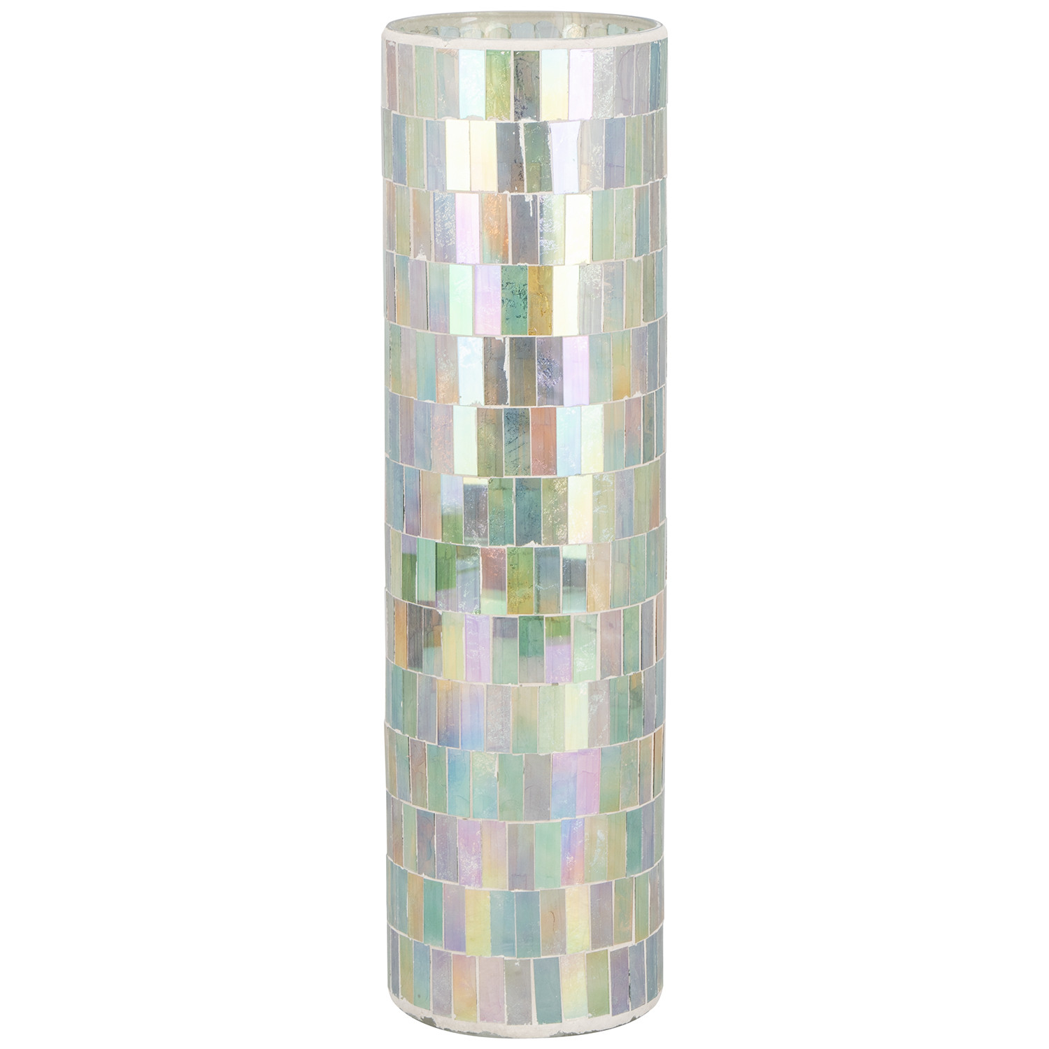 Silver Pearl Effect Mosaic Vase for size 1500 X 1500
