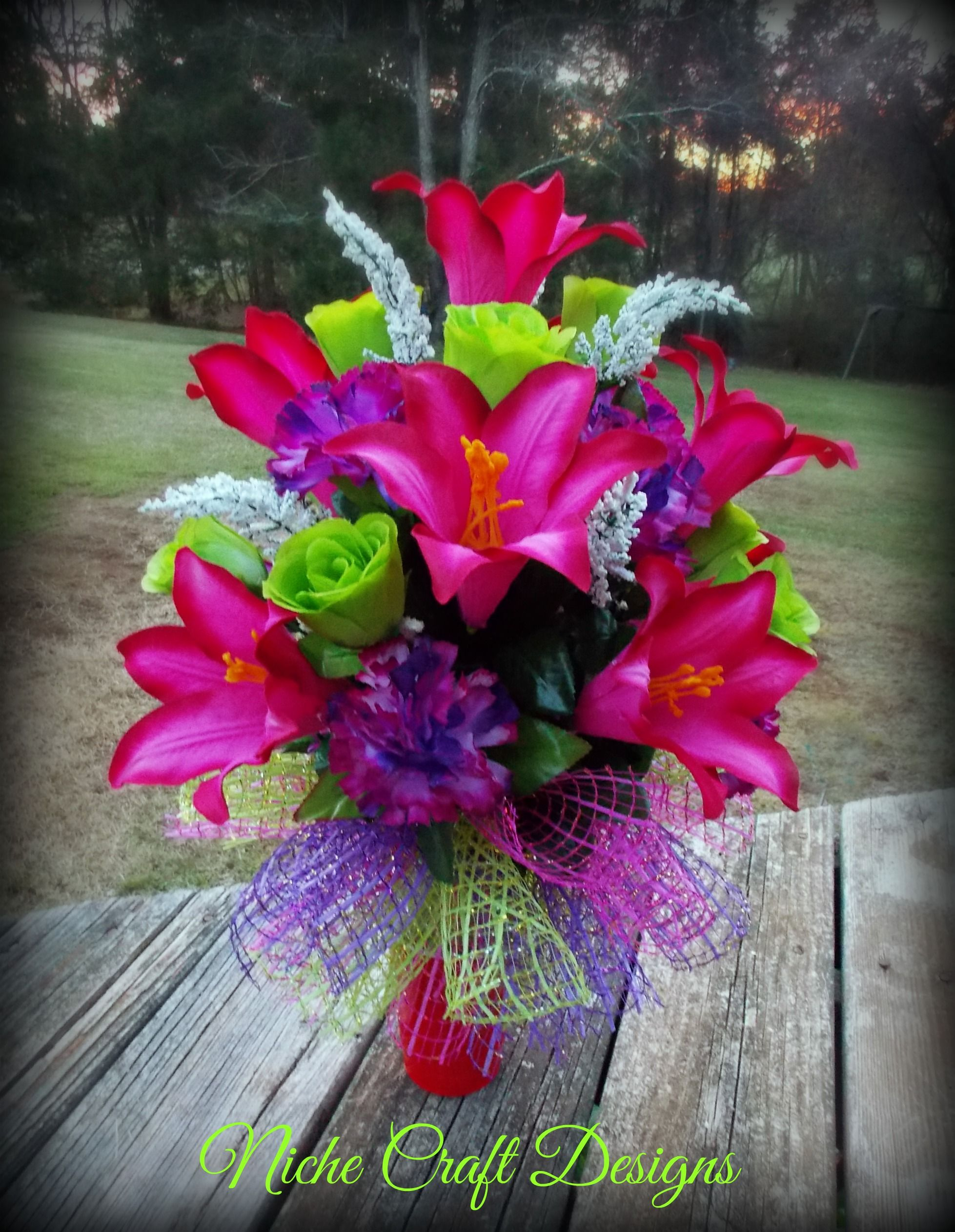 Spring Flowers Arrangement For A Cemetery Vase Spring inside dimensions 1957 X 2524