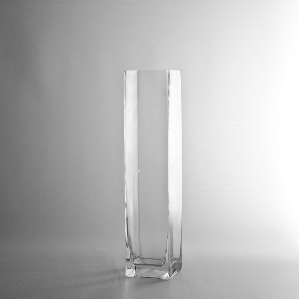 Square Glass Block Vase 14 X 3 Cylinder Vase Square Glass for measurements 1000 X 1000