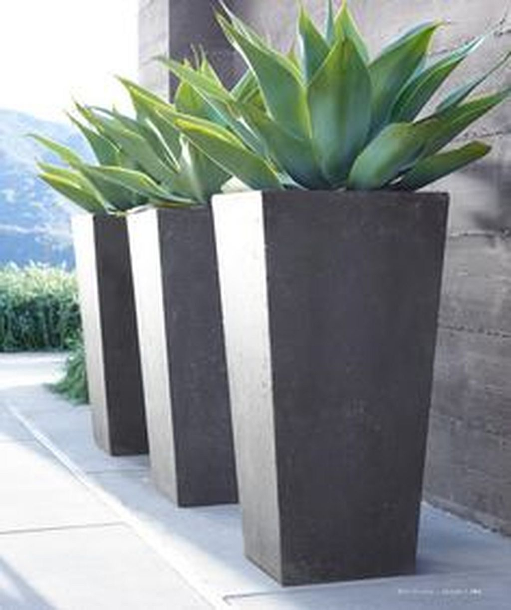 Squared Stone Mountain Casting Vases Modern Backyard for sizing 1024 X 1223