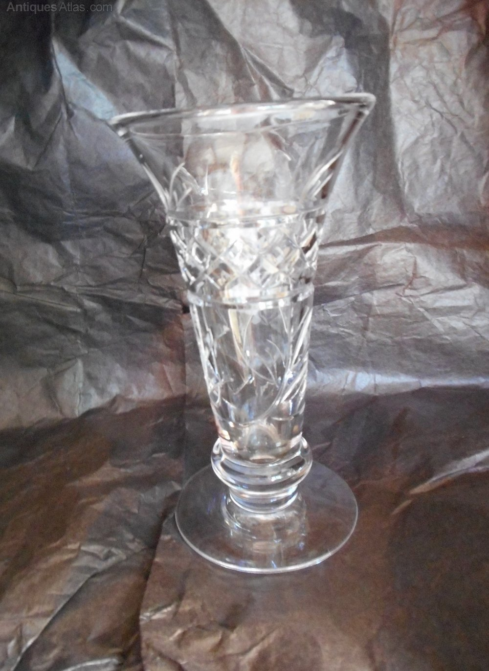 Stuart Crystal Vase Imperial intended for measurements 1000 X 1372