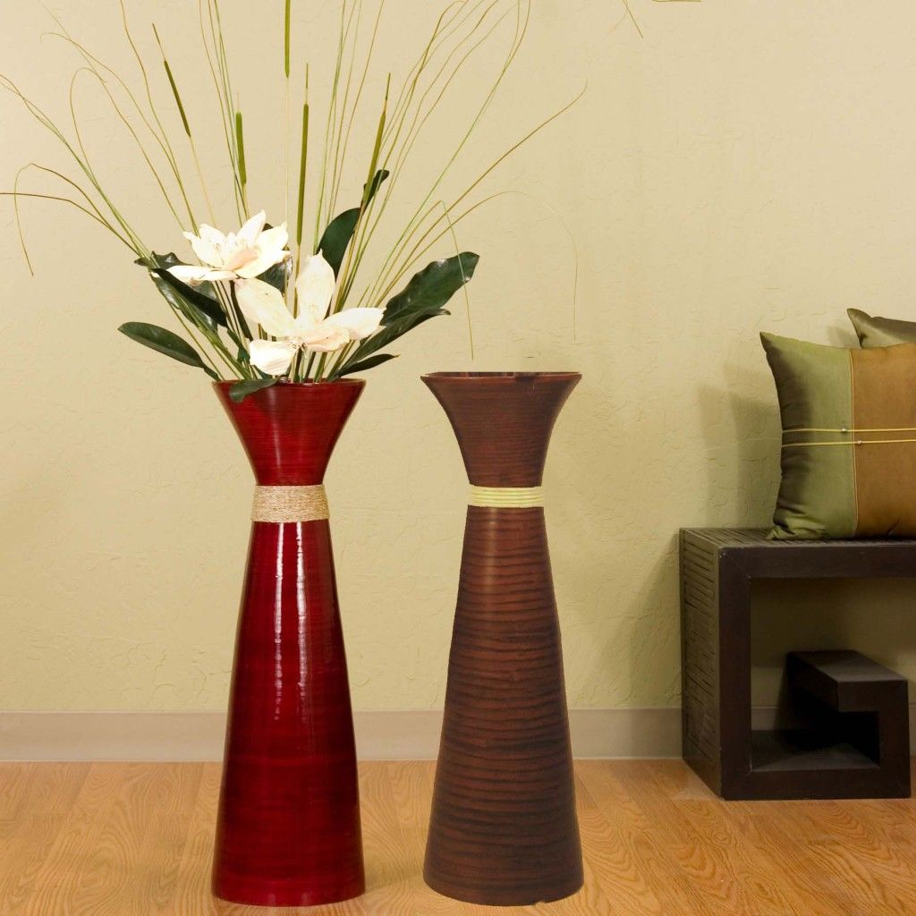 Stylish Red And Grey Floor Vases Design Ideas On Laminate with regard to dimensions 1024 X 1024