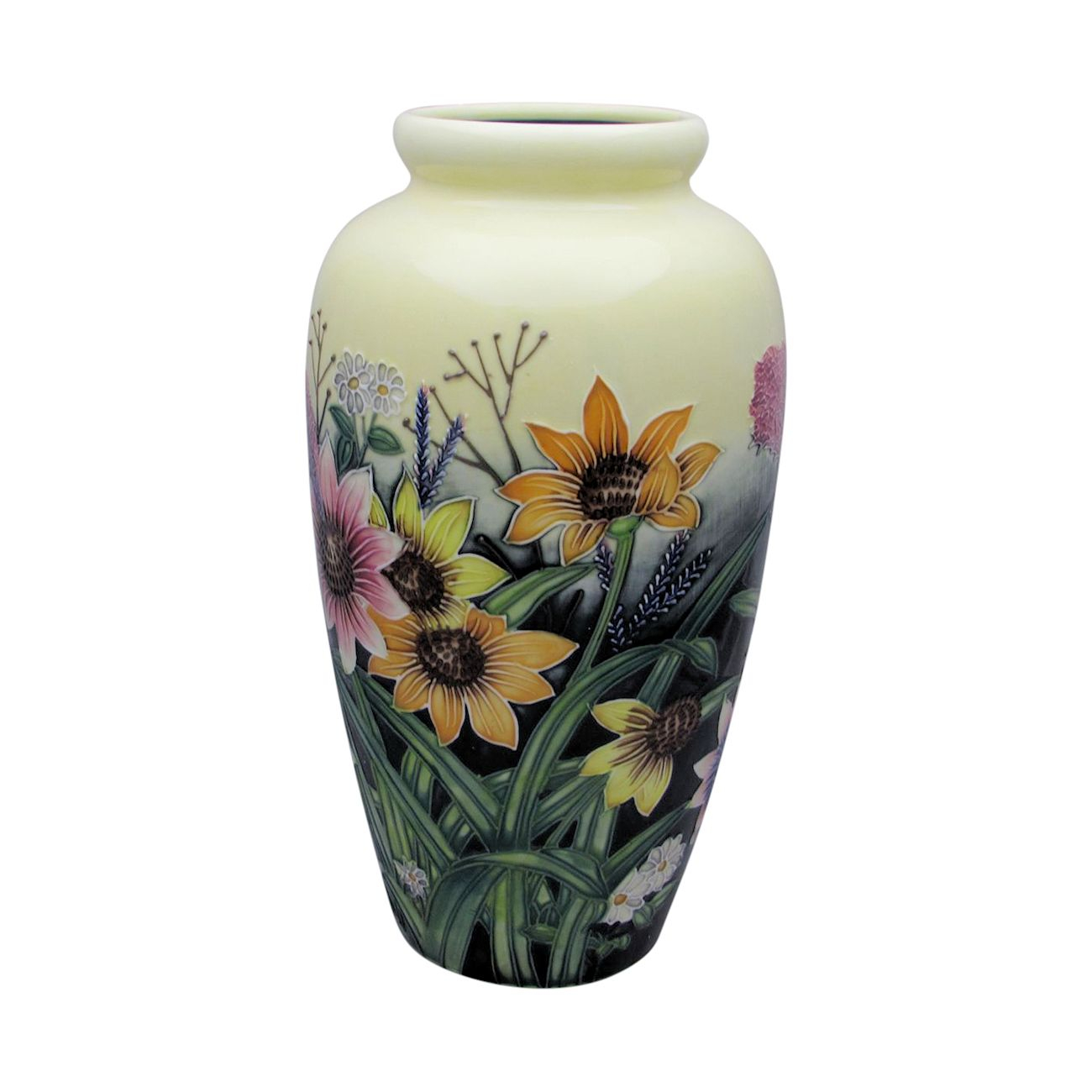 Summer Bouquet Design Extra Tall Vase Old Tupton Ware with proportions 1300 X 1300