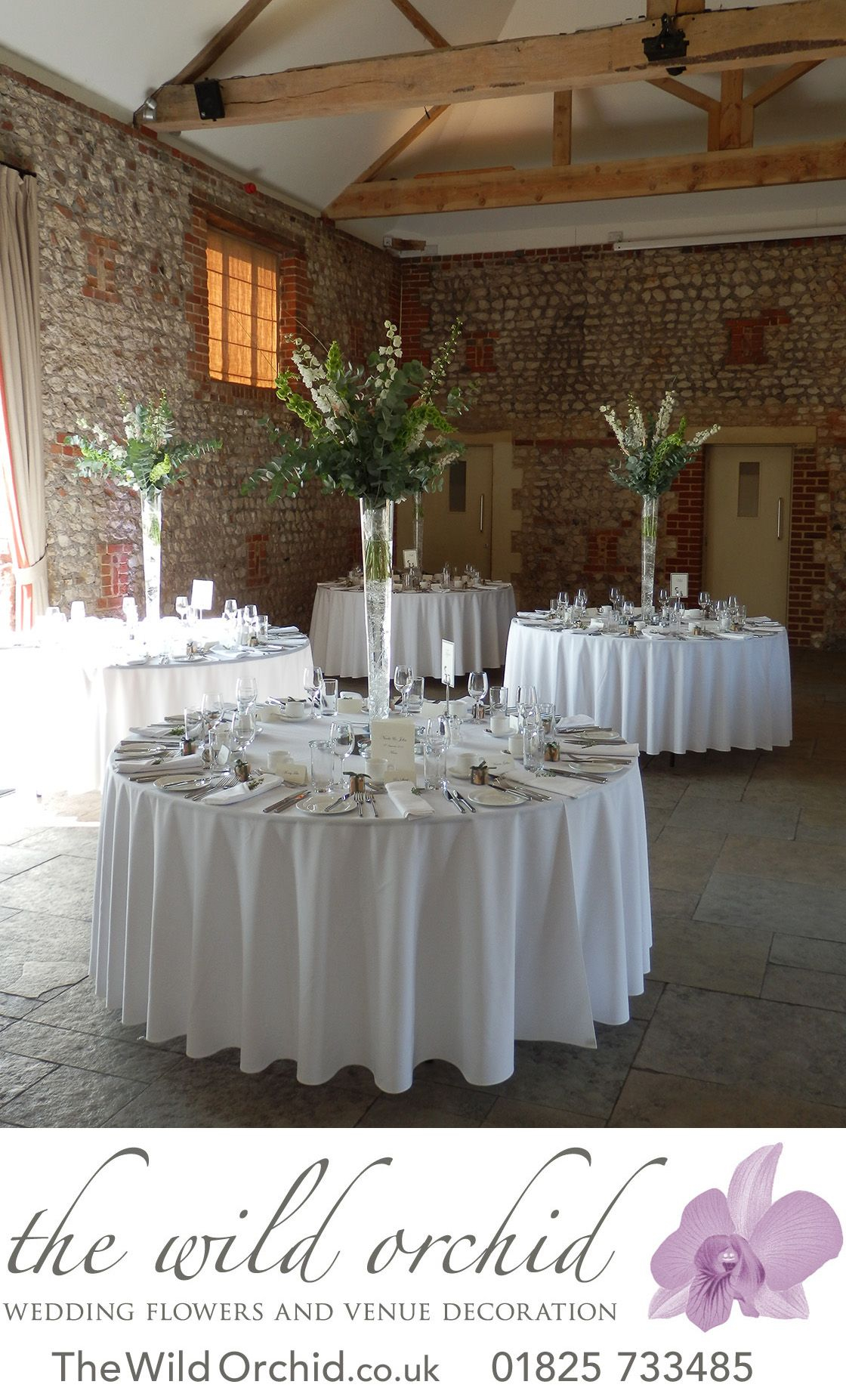 Tall Clear Glass Lily Vases Filled With Eucalyptus intended for size 1120 X 1853