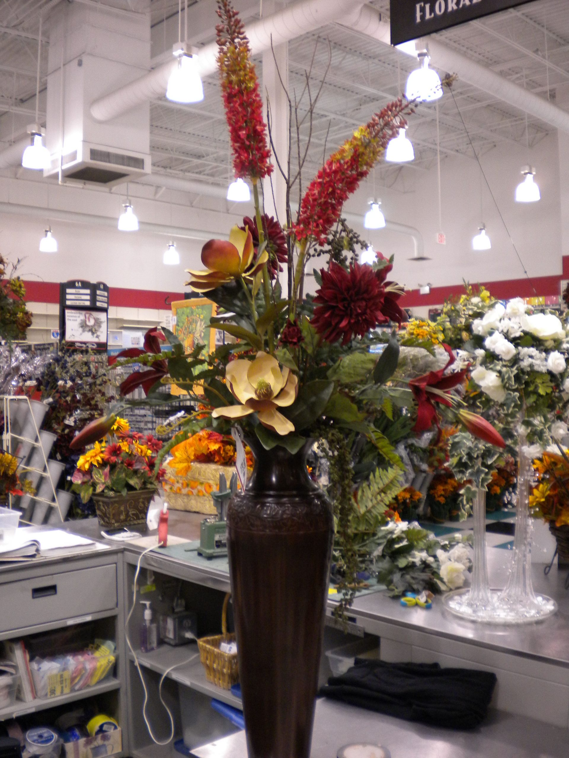 Tall Floor Arrangement Vases Decor Glass Floor Vase intended for proportions 2736 X 3648