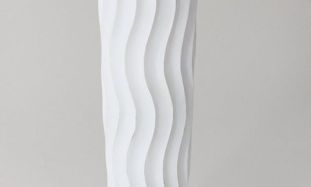 Tall Floor Vase 75 Cm Mango Wood White Amazoncouk with regard to proportions 1000 X 1500