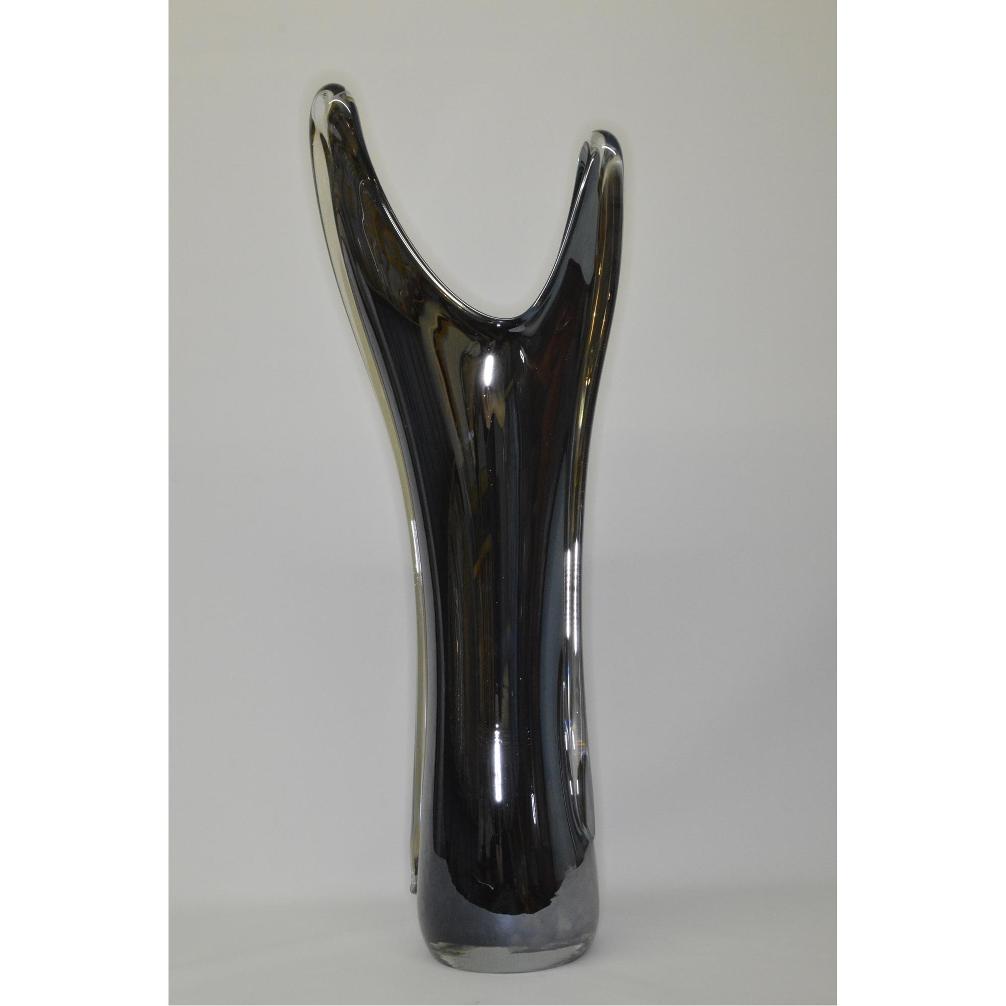 Tall Floor Vase Urban Black With A Golden Pattern Onyx H 70 Cm 25 in sizing 2000 X 2000