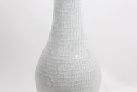 Tall Floor Vase With Glass Mosaic 80 Cm Ceramic White pertaining to size 1200 X 1921