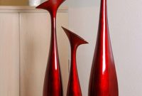 Tall Flower Vase Large In Red Black Hebi Arts Floor regarding size 800 X 1073
