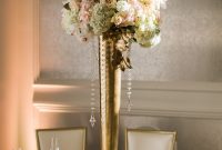 Tall Gold Vase Centerpiece Gold Vase Centerpieces Wedding throughout proportions 2736 X 4104