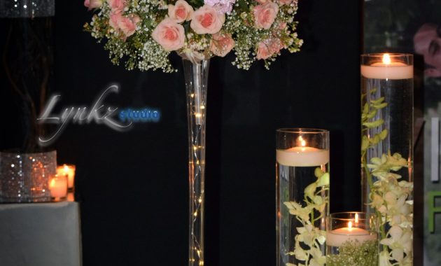 Tall Pink Centerpiece On Clear Eiffel Tower Vase Simple And regarding measurements 4000 X 6000