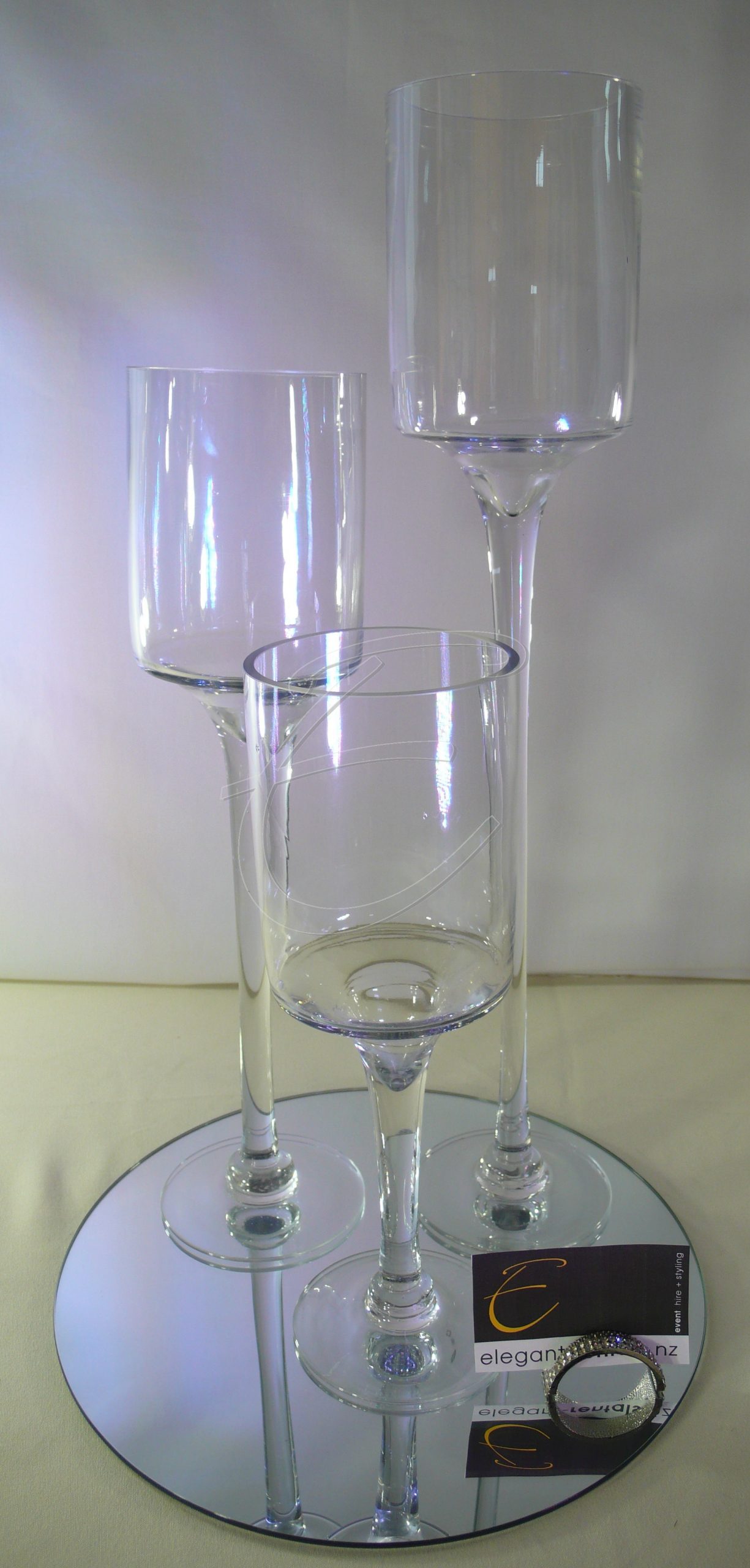 Tall Stem Cylinder Vase Set pertaining to proportions 1945 X 4065