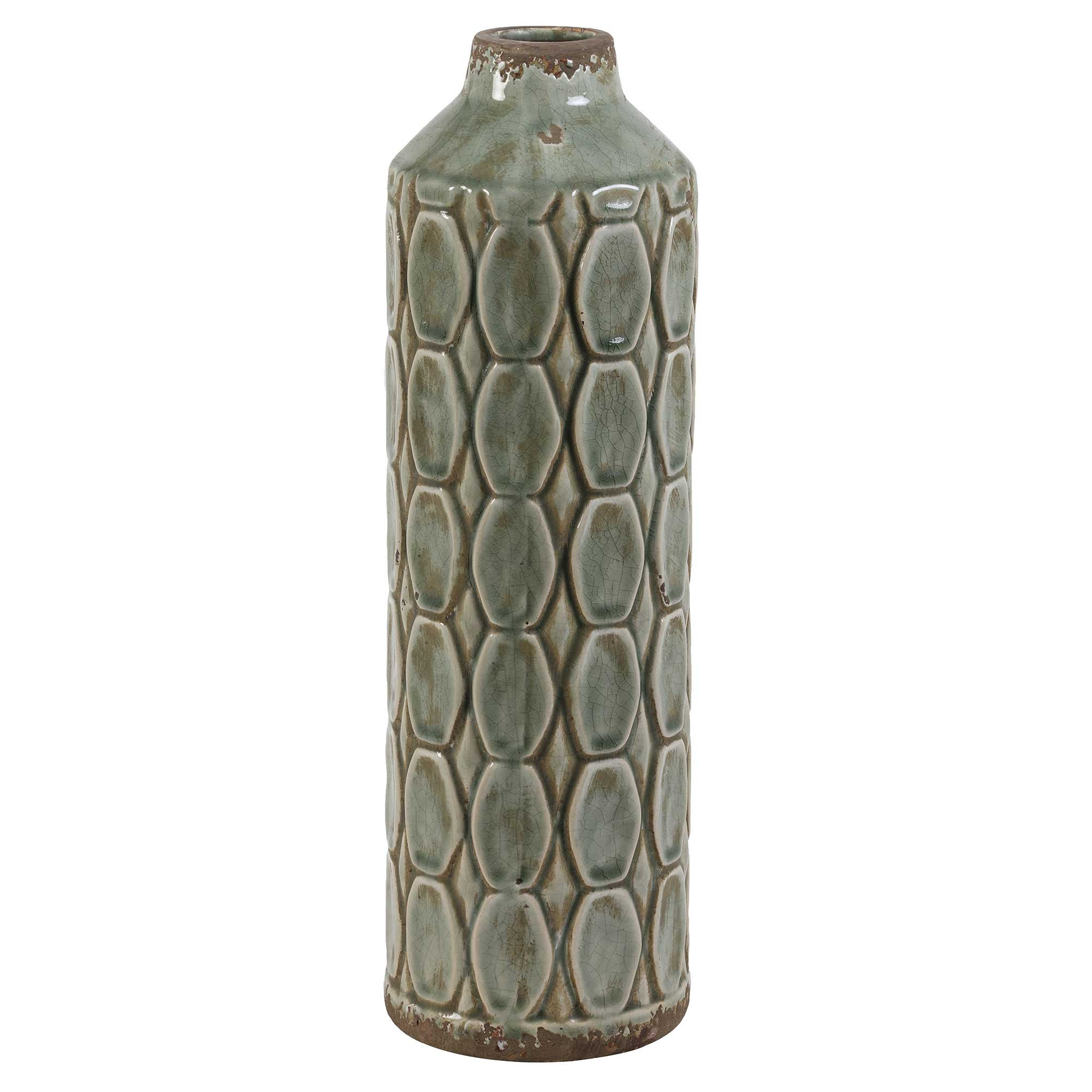 Tall Textured Vase Grey Green Ceramic Barker Stonehouse regarding proportions 2000 X 2000