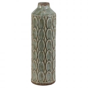 Tall Textured Vase Grey Green Ceramic Barker Stonehouse with sizing 2000 X 2000