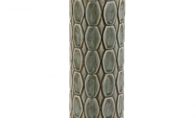 Tall Textured Vase Grey Green Ceramic Barker Stonehouse with sizing 2000 X 2000