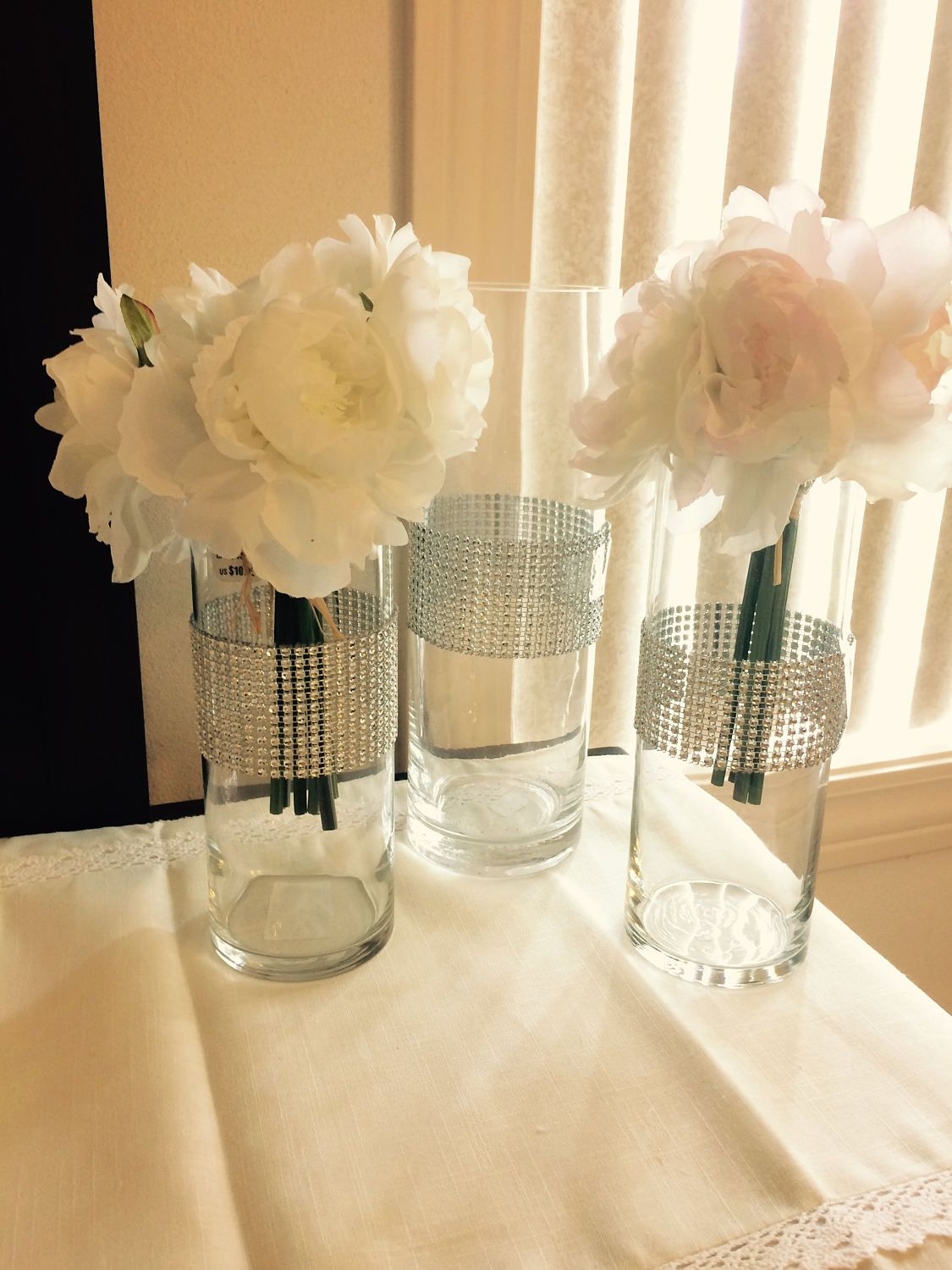 Tall Wedding Centerpieces Cylinder Shaped Vases With Silver with size 1125 X 1500