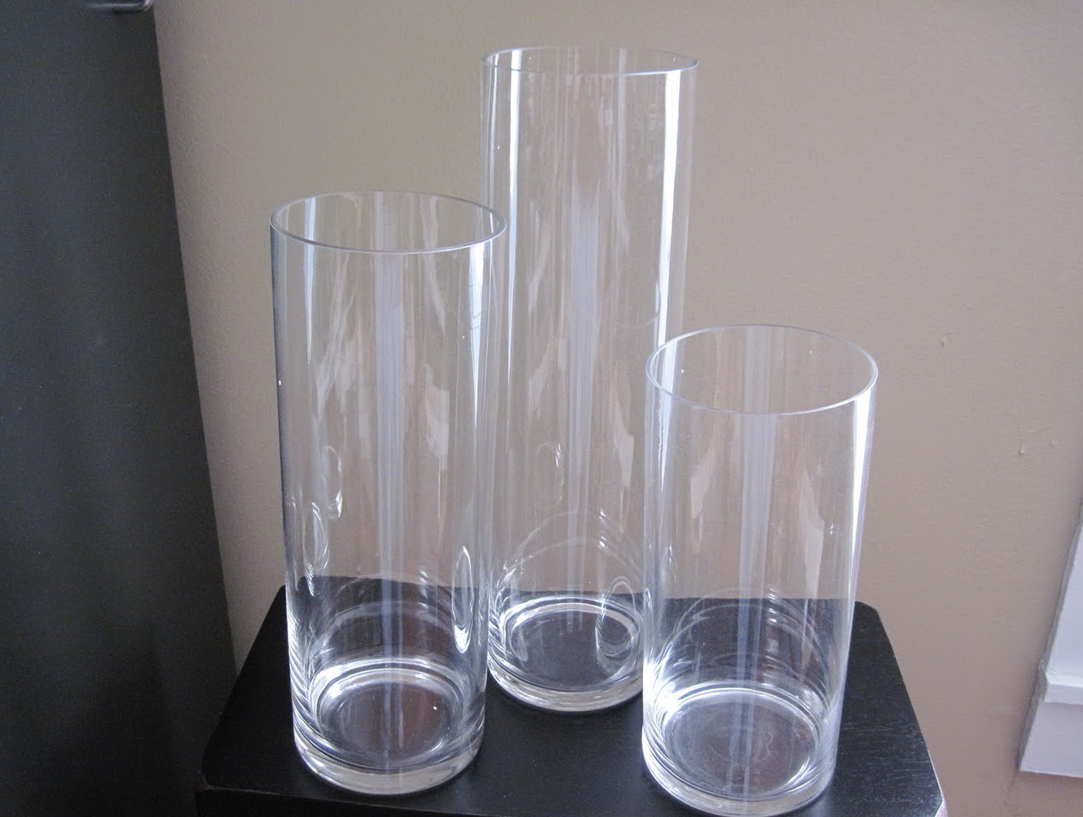 Tall Wide Cylinder Glass Vases Royals Courage Concepts intended for proportions 1552 X 1171