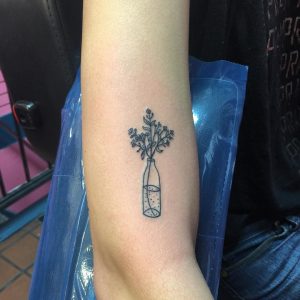 Tattooxxmj Tiny Dailytattoosflowersvases regarding dimensions 1080 X 1080