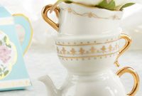 Tea Time Whimsy Ceramic Bud Vase Tea Party Bridal Shower for proportions 1080 X 1350